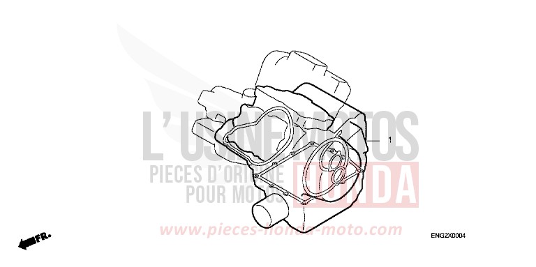 TROUSSE DE JOINT B de Shadow Aero LIGHT CUPPER METALLIC-S (YR118K) 2000
